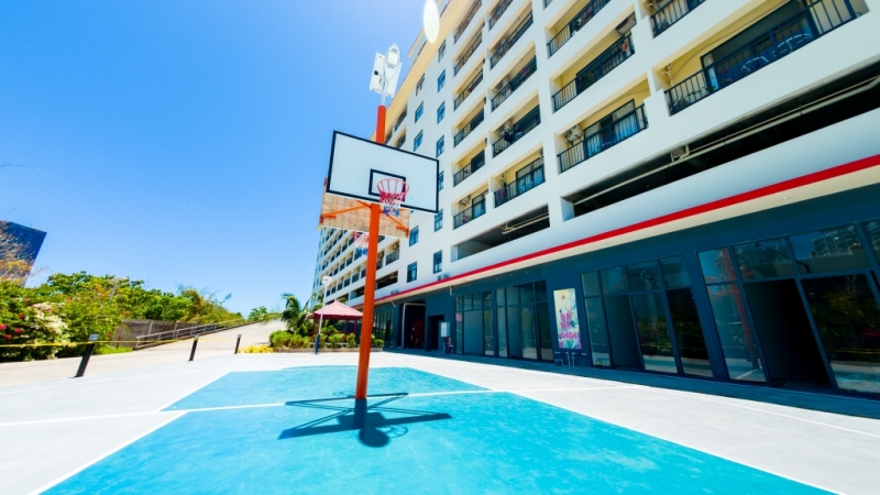 フィリピン留学 Cebu21 - B`CEBU-Basketball Court-4